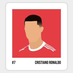 Cristiano Ronaldo Minimalistic Camera Film Sticker